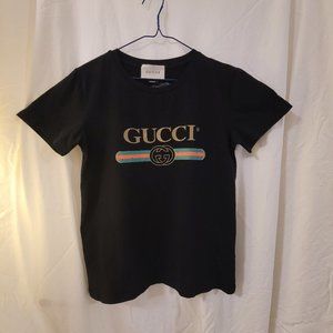 Authentic Italian Graphic Tee, Gucci, size MED